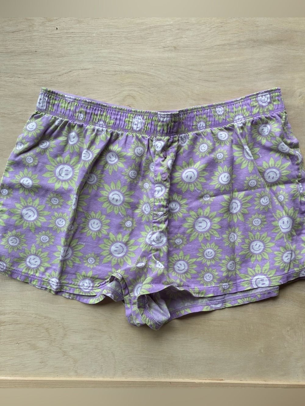 Victorias Secret PINK Elastic Waist
Cotton Floral Sunflower Pajama
Sleep Short